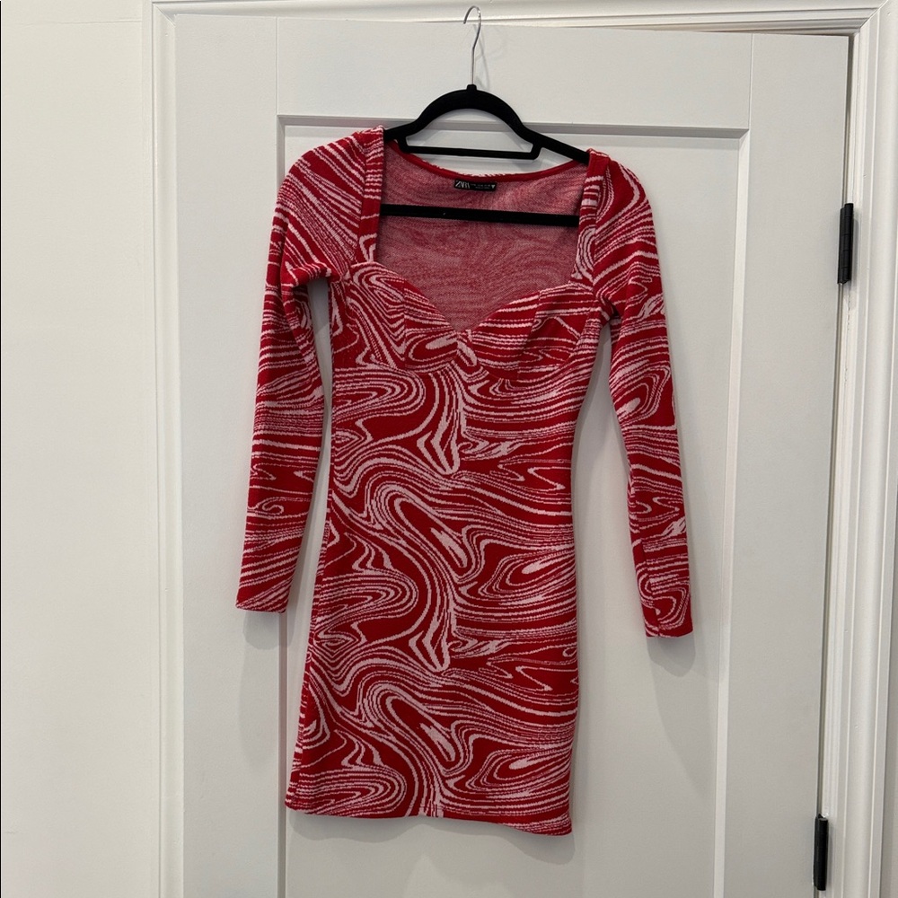 Zara Knit Swirl Dress